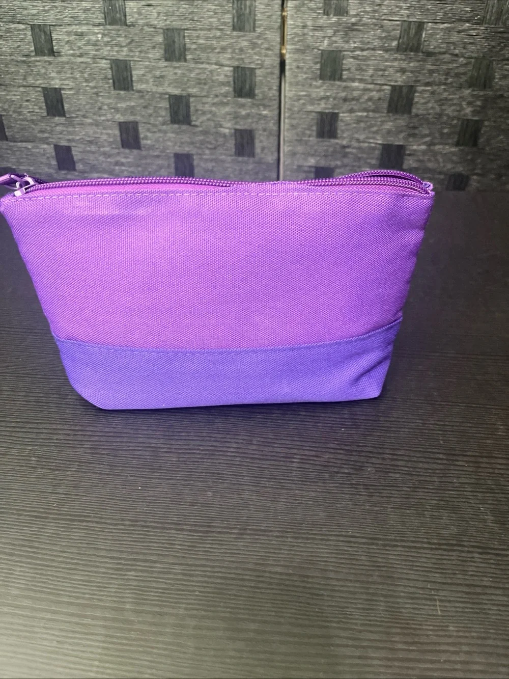 Purple Travel Cosmetic Pouch